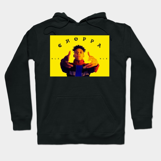 NLE Choppa Hoodie by jhalfacrelange